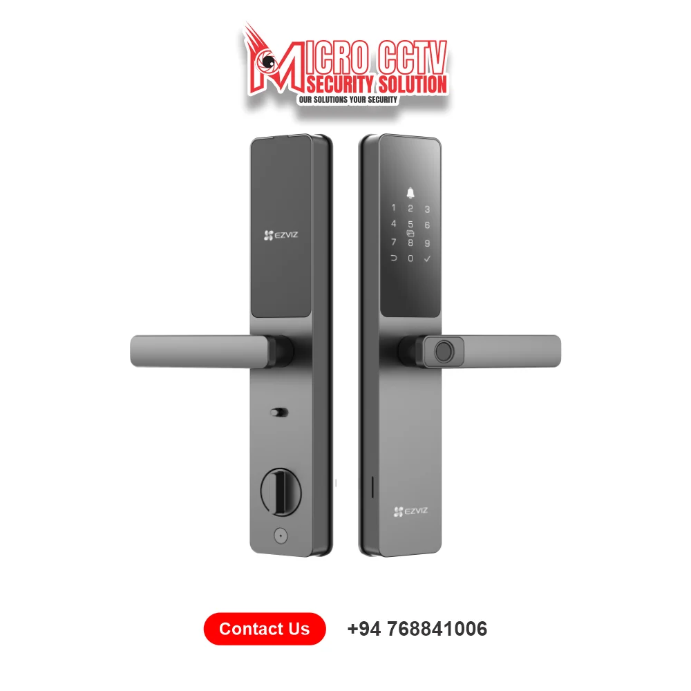 EZVIZ CAMERA LOWEST PRICE IN SRILANKASmart Door & Entry Security Smart Door Locks CS-DL05-R200- WBCP-GR