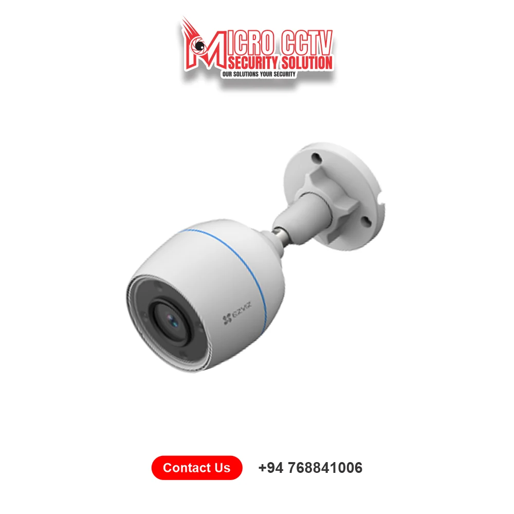 EZVIZ CAMERA LOWEST PRICE IN SRILANKASmart Outdoor CamerasWi-Fi Bullet Cameras CS-H3cBLACK & WHITE 2MP