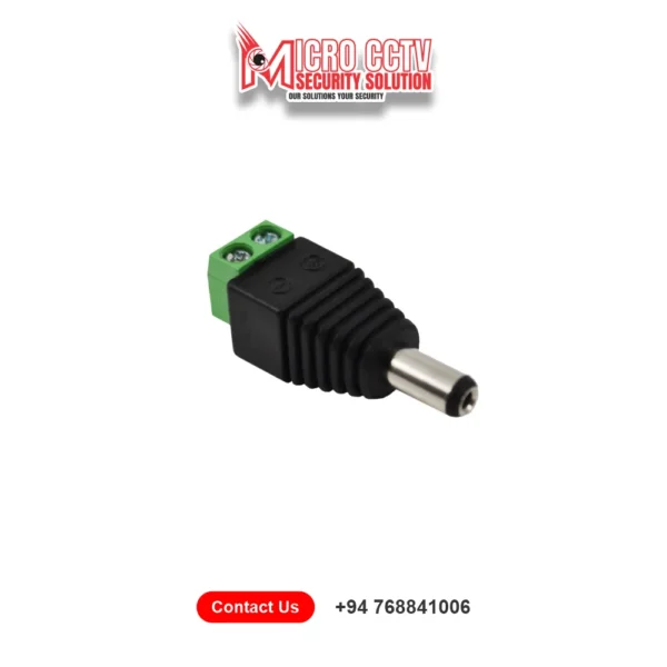 DC Green Connector Male for CCTV