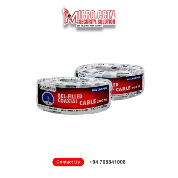 CCTV CAMERA LOWEST PRICE IN SRILANKA Haing Jelly Filled Cable 100 200