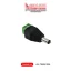 DC Green Connector Male for CCTV